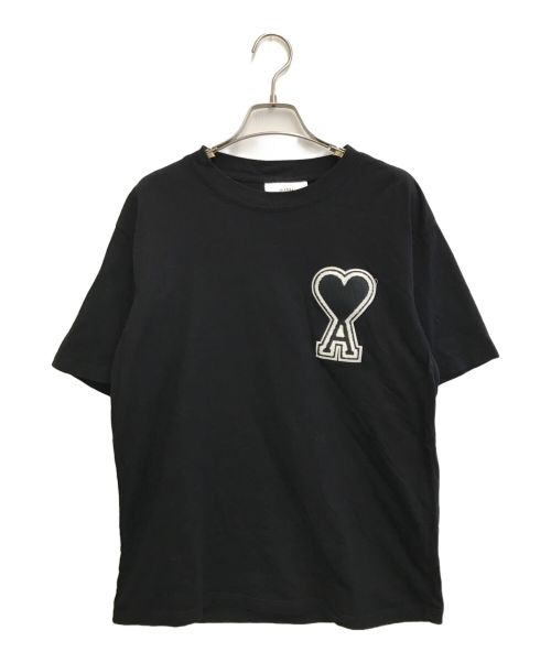 AMI Alexandre Mattiussi（アミ アレクサンドル マテュッシ）AMI Alexandre Mattiussi (アミ アレクサンドル マテュッシ) Tシャツ ブラック サイズ:SIZE Lの古着・服飾アイテム