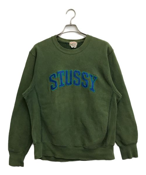 stussy（ステューシー）stussy (ステューシー) 90'sヴィンテージスウェット グリーン サイズ:Mの古着・服飾アイテム