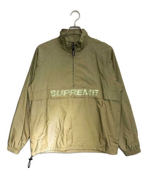 SUPREME（シュプリーム）Supreme (シュプリーム) Reflective Half Zip Pullover カーキ サイズ:Sの古着・服飾アイテム