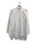 COMME des GARCONS HOMME PLUS（コムデギャルソンオムプリュス）の古着「ASYMMETRICAL SHIRT長袖シャツ」｜ホワイト