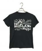 Maison Margielaメゾンマルジェラ）の古着「Tシャツ」｜ブラック