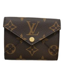 LOUIS VUITTON（ルイ ヴィトン）の古着「3つ折り財布」｜ブラウン×ピンク