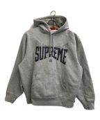 SUPREMEシュプリーム）の古着「Rhinestone Shadow Hooded Sweatshirt」｜グレー