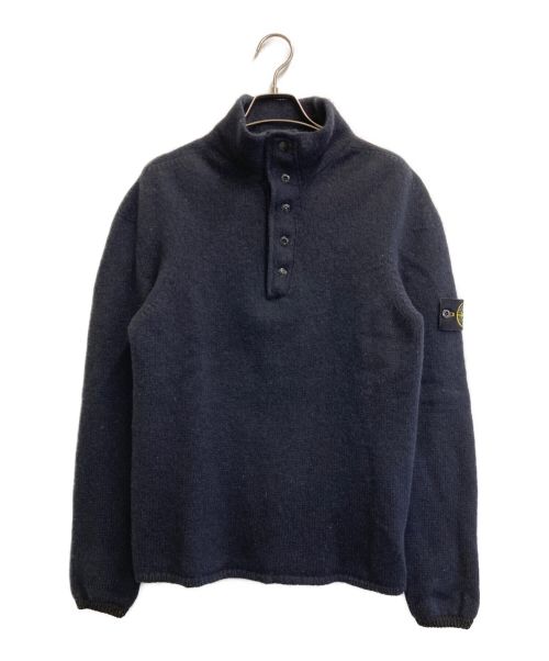 STONE ISLAND（ストーンアイランド）STONE ISLAND (ストーンアイランド) アーカイブハーフボタンニット ネイビー サイズ:ーの古着・服飾アイテム