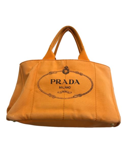 PRADA（プラダ）PRADA (プラダ) カナパトートバッグ オレンジ(パパヤ) サイズ:-の古着・服飾アイテム