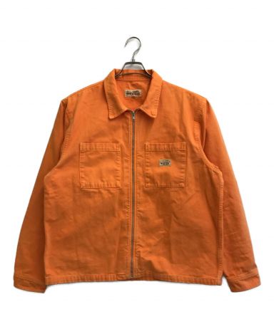 【中古・古着通販】stussy (ステューシー) WASHED CANVAS ZIP 