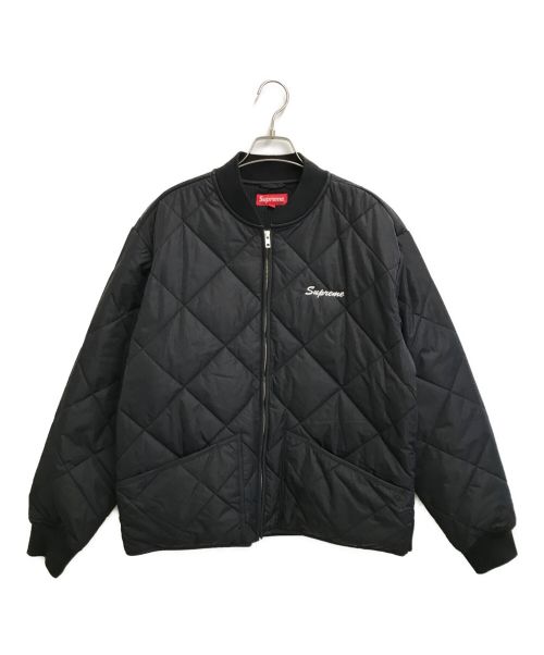 SUPREME（シュプリーム）SUPREME (シュプリーム) Quit Your Job Quilted Work Jacket ブラック サイズ:SIZELの古着・服飾アイテム