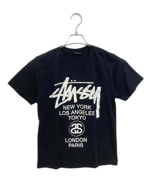 stussy（ステューシー）stussy (ステューシー) ロゴTシャツ ブラック サイズ:SIZE Sの古着・服飾アイテム