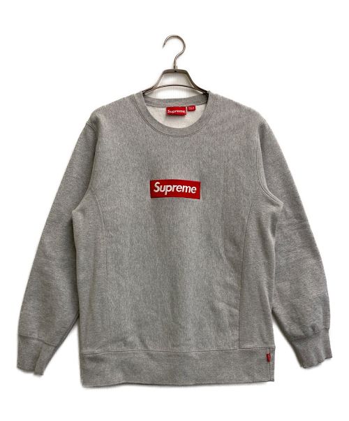 SUPREME（シュプリーム）SUPREME (シュプリーム) Box Logo Crewneck グレー サイズ:Mの古着・服飾アイテム