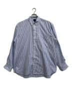 DAIWA PIER39ダイワ ピア39）の古着「テェックボタンダウンシャツ」｜ブルー