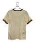 DAIRIKU (ダイリク) WOODSTOCK silk trim tee イエロー×ブラウン サイズ:SIZE Ｍ：8800円