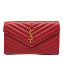 Yves Saint Laurent（イヴサンローラン）の古着「カサンドラチェーンバッグ」｜レッド