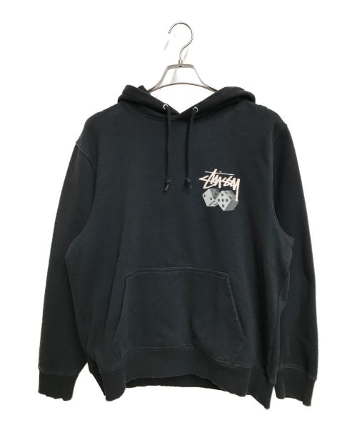 stussy（ステューシー）stussy (ステューシー) ROLL THE DICE HOOD ブラック サイズ:Mの古着・服飾アイテム