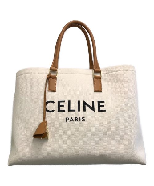 CELINE（セリーヌ）CELINE (セリーヌ) リゾンタルカバス トートバッグ アイボリー サイズ:-の古着・服飾アイテム