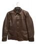 FINECREEK&CO（ファインクリーク）の古着「30's Leather Car Coat”Arcadia”」｜ブラウン