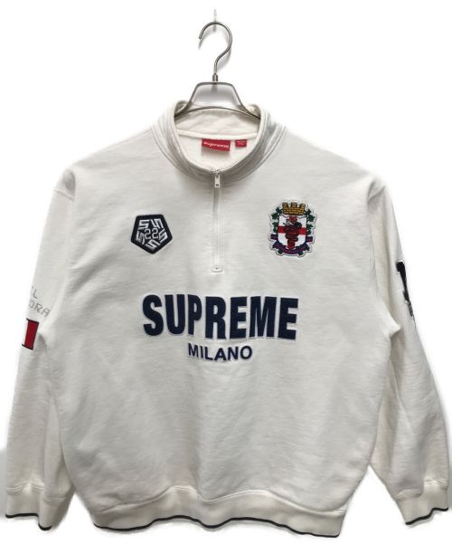 SUPREME（シュプリーム）SUPREME (シュプリーム) Milano Half Zip Pullover ホワイト サイズ:SIZEXLの古着・服飾アイテム