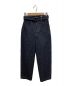 blurhms（ブラームス）の古着「Selvage Denim Long Belted Pants」｜インディゴ