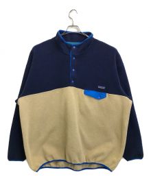 Patagonia（パタゴニア）の古着「Synchilla Snap-T Pullover」｜ネイビー×ベージュ