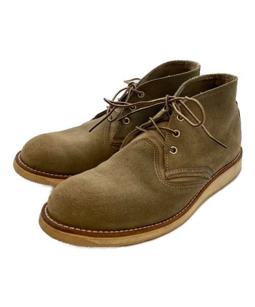 RED WING（レッドウィング）RED WING (レッドウィング) チャッカーブーツ ベージュ サイズ:SIZEUK9の古着・服飾アイテム