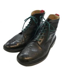 Tricker's（トリッカーズ）の古着「ウィングチップブーツ」｜ブラック