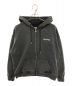 SUPPLIER（サプライヤー）の古着「EXCLUSIVE STUDS CROSS ZIP HOODIE BLACK」｜ブラック