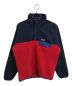 Patagonia（パタゴニア）の古着「Lightweight Synchilla Snap-T Pullover」｜ネイビー×レッド