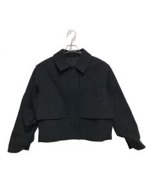 MARGARET HOWELL（マーガレットハウエル）の古着「WOOL COTTON TWILL」｜ブラック