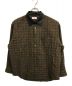 ALLEGE（アレッジ）の古着「Switch Collar Flanel Shirt」｜ブラウン