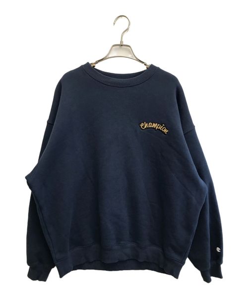 Champion（チャンピオン）Champion (チャンピオン) 刺繍ロゴスウェット ネイビー サイズ:XLの古着・服飾アイテム