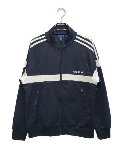 adidas（アディダス）adidas (アディダス) BLOCKED TT ネイビー サイズ:SIZE Lの古着・服飾アイテム