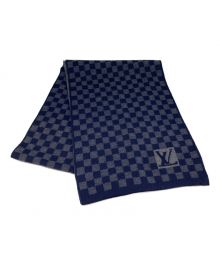 LOUIS VUITTON（ルイ ヴィトン）の古着「エシャルプ プティ」｜グレー×ネイビー