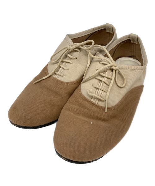 repetto（レペット）repetto (レペット) mina perhonen (ミナ ペルホネン) ディーオーピーフラットシューズ ブラウン サイズ:SIZE 36 1/2の古着・服飾アイテム