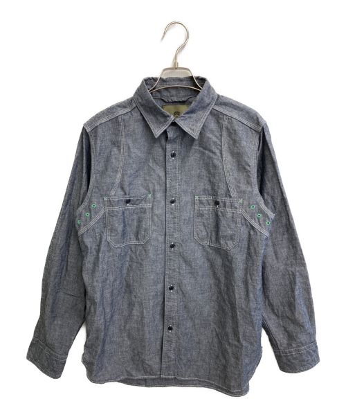 NIGEL CABOURN（ナイジェルケーボン）NIGEL CABOURN (ナイジェルケーボン) New Medical SHIRT グレー サイズ:46の古着・服飾アイテム