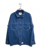 WTAPSダブルタップス）の古着「MINE LS/SHIRT」｜ブルー