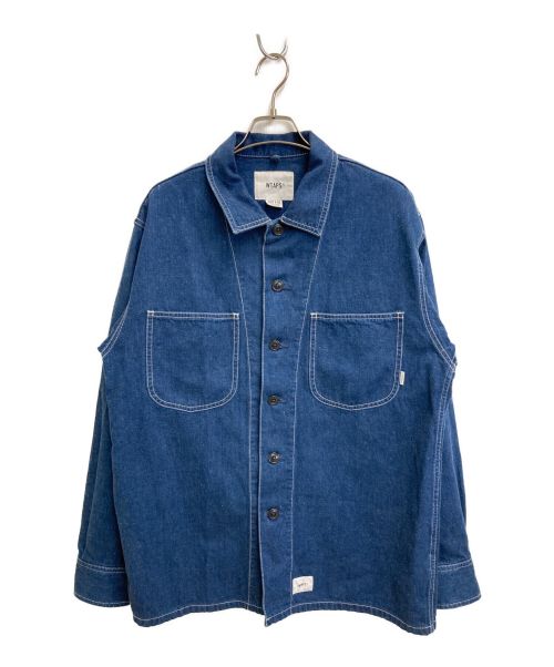 WTAPS（ダブルタップス）WTAPS (ダブルタップス) MINE LS/SHIRT ブルー サイズ:SIZE3の古着・服飾アイテム