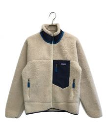 Patagonia（パタゴニア）の古着「クラシックレトロエックスジャケット」｜アイボリー×スカイブルー