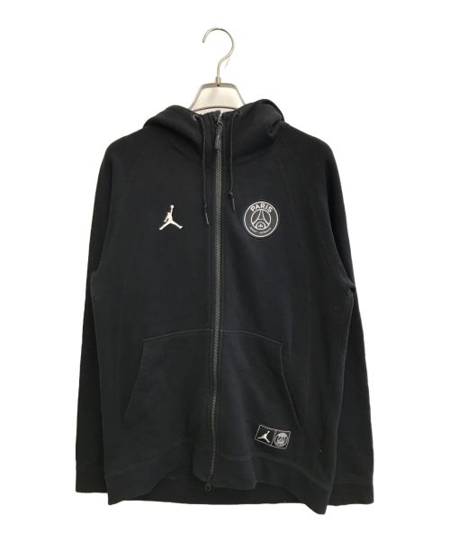 JORDAN（ジョーダン）JORDAN (ジョーダン) Paris Saint-Germain (パリ・サン ジェルマン) パーカー ブラック サイズ:SIZE Lの古着・服飾アイテム