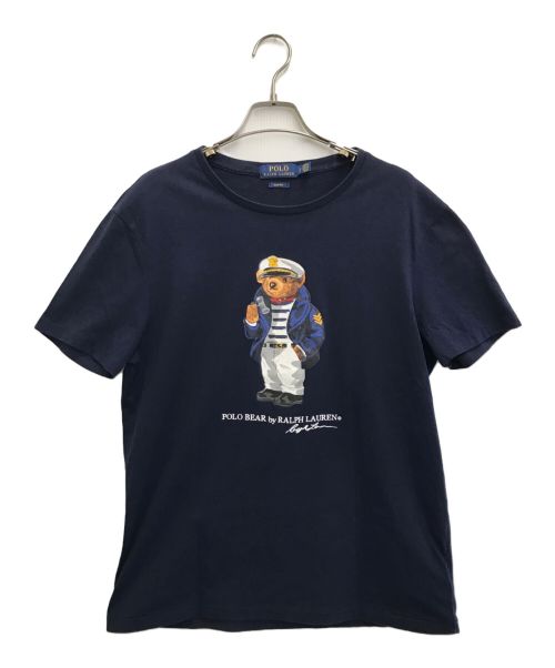 POLO RALPH LAUREN（ポロ・ラルフローレン）POLO RALPH LAUREN (ポロ・ラルフローレン) ポロベアTシャツ ネイビー サイズ:SIZE Lの古着・服飾アイテム