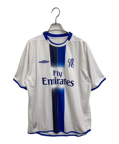 UMBRO（アンブロ）UMBRO (アンブロ) Away Replica Uniform ホワイト×ブルー サイズ:-の古着・服飾アイテム