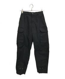 studio oribe×SHIPS（スタジオオリベ×シップス）の古着「WIDE FRENCH CARGO PANTS」｜ブラック