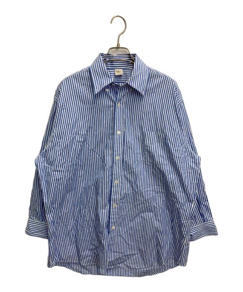 Ron Herman（ロンハーマン）Ron Herman (ロンハーマン) Too Big Stripe Shirt ブルー×ホワイト サイズ:-の古着・服飾アイテム