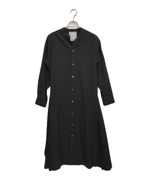 BEARDSLEY（ビアズリー）BEARDSLEY (ビアズリー) シャツワンピース ブラック サイズ:FREEの古着・服飾アイテム