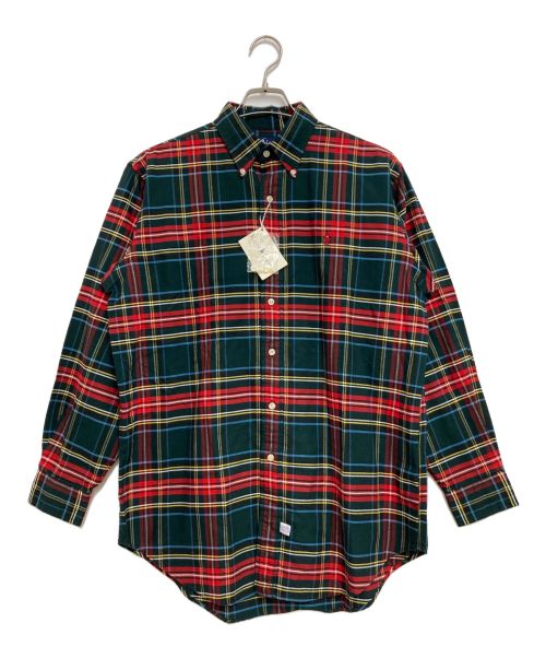 RALPH LAUREN（ラルフローレン）RALPH LAUREN (ラルフローレン) チェック柄シャツ グリーン×レッド サイズ:SIZE Ｍ 未使用品の古着・服飾アイテム