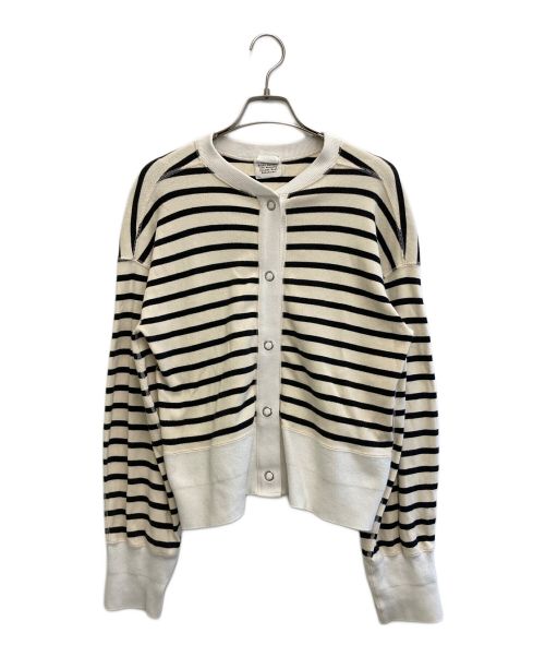 THE SHINZONE（ザ シンゾーン）THE SHINZONE (ザ シンゾーン) BORDER CAPELIN CARDIGAN アイボリー サイズ:SIZE Freeの古着・服飾アイテム