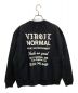 VIRGIL NORMAL (ヴァージルノーマル) プリントスウェット ホワイト×ブラック サイズ:L：6000円