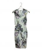 ted bakerテッドベーカー）の古着「Bavaria Torchlit floral dress」｜スカイブルー