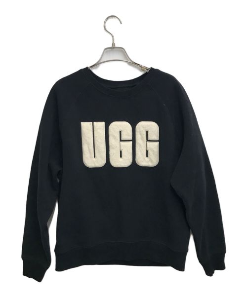 UGG（アグ）UGG (アグ) Madeline Fuzzy Logo Crewneck ブラック サイズ:SIZE Lの古着・服飾アイテム