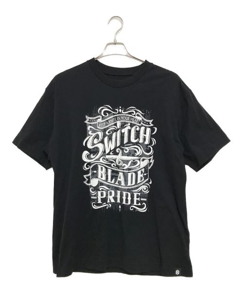 SWITCHBLADE（スイッチブレード）SWITCHBLADE (スイッチブレード) OLD SIGNS PRIDE TEE ブラック サイズ:Ｍの古着・服飾アイテム