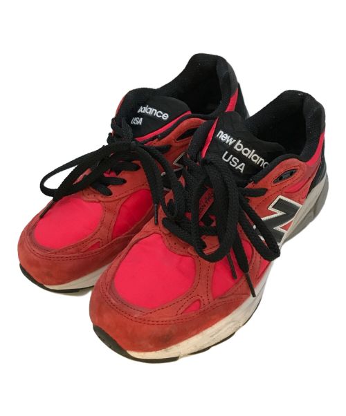 NEW BALANCE（ニューバランス）NEW BALANCE (ニューバランス) ローカットスニーカー レッド×ブラック サイズ:26.5cmの古着・服飾アイテム