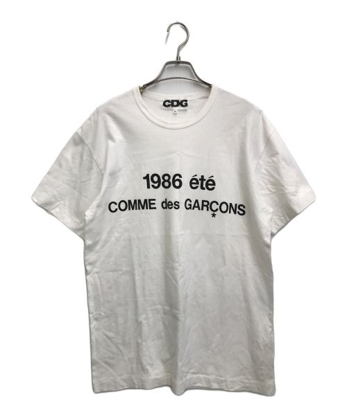 CDG（シーディージー）CDG (シーディージー) 1986TEE ホワイト サイズ:XLの古着・服飾アイテム